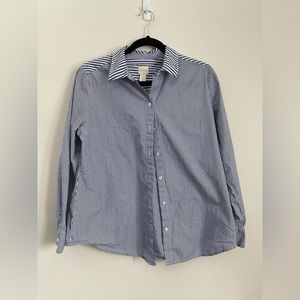 Chicos Button Down dress Shirt workwear casual wear business size 8